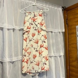NWT white floral Charming Charlie dress
